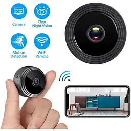 Камера відеоспостереження Pix-Link бездротова A9 720P/1MP шпигунська IP міні Wi-Fi камера Black (18655) - мініатюра 5