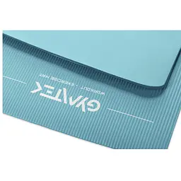 Килимок (мат) для фітнесу та йоги Gymtek NBR 1см бірюза - мініатюра 7
