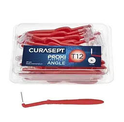 Міжзубний йоржик кутові Curasept Proxi Angle T12, ISO3 (1.2 мм, червона), 25 шт