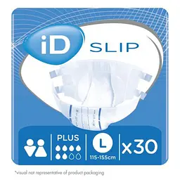 Подгузники для взрослых iD SLIP Plus Large, 30 шт.