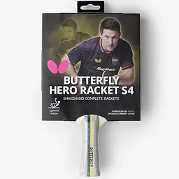 Ракетка для настільного тенісу Butterfly HERO Racket S4 Kristian Karlsson (6251740002)