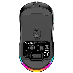 Мишка YENKEE YMS 3500BK Samurai Wireless Black (45018706) - мініатюра 3