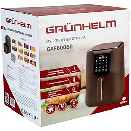 Мультипiч Grunhelm GAF60050 коричневий 6 л 1500 Вт (151108) - мініатюра 6