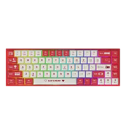 Клавіатура Ajazz AK680 Wired Red Switch RGB White Red - мініатюра 3