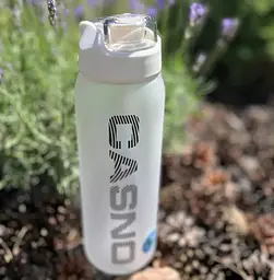 Спортивна пляшка для води Casno KXN-1247 1 л White - мініатюра 2