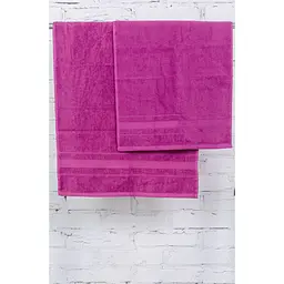 Набір банних рушників №5011 SoftNess Plum, 2 шт. (2200003183030) - мініатюра 2