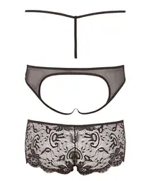 Набір трусиків - Cotelli Collection 2310503 Panty Set, black - L Cottelli 23105031041 90533 - мініатюра 2