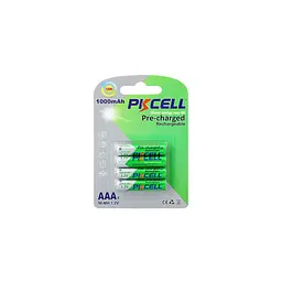 Акумулятор PkCell AAA R03 1000mAh 1.2V NiMH попередньо заряджені, 4 шт./бл (PC/AAA1000-4BA)