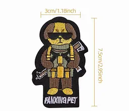 Шлейка для котів Fanxing Pet, світловідбивний жилет із ручкою M, Чорний - мініатюра 9