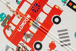 Дитячий килимок Poppet Екскурсія Лондон та Дорожній лабіринт двосторонній складний 200х150x1 см (PP026-150H) - мініатюра 6