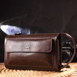 Чоловічий шкіряний клатч Canpellini 23х14,5х5,5 см sum0022438 - мініатюра 7