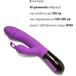 Вібратор-кролик Adrien Lastic Ares 2.0 з акумулятором з петелькою для пальця перезаряджається - мініатюра 3