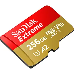 Карта пам'яті SanDisk microSDXC Extreme 256GB UHS-I U3 V30 A2 (SDSQXAV-256G-GN6MN) [141838] - мініатюра 2