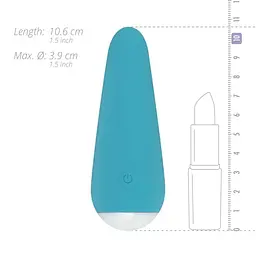 Мінівібратор Cala Azul - Julia Mini Vibrator, дуже ніжний, 10 режимів - мініатюра 4