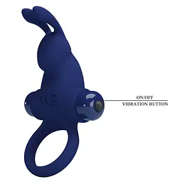 Ерекційне кільце з вібрацією PRETTY LOVE Powerful ring, 10 vibration functions PRETTY LOVE BI-210204-3 100224 - мініатюра 5
