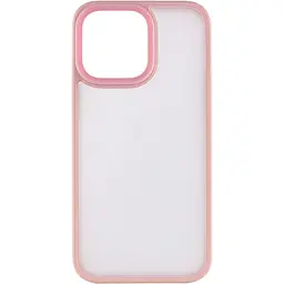 TPU+PC чохол Metal Buttons для Apple iPhone 14 Pro Max 6.7" Розовий - мініатюра 2