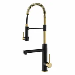 Змішувач для кухні Kraus Artec Pro KPF-1603SFACBMB, Чорний матовий