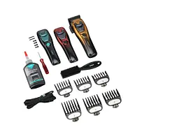 Акумуляторна машинка для стрижки VGR V-668, 8000-11000 RPM, 6 насадок, LED дисплей, змінний корпус - мініатюра 3