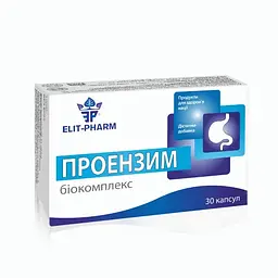 Біокомплекс Проензим Eliksir для підтримки травлення 30 капсул