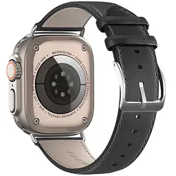 Ремінець Dux Ducis Leather Strap Classic для Apple Watch 38/40/41/42mm(ser.10) Black - мініатюра 2