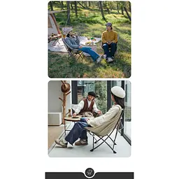 Стілець складаний Naturehike Stellaluna T02J CNK2350JJ010, бежевий - мініатюра 6