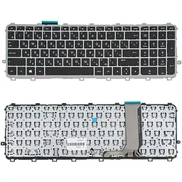 Клавіатура для ноутбука HP (Envy: 15-J, 15T-J, 15Z-J, 17-J, 17T-J series) rus, silver