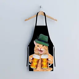 Фартух 3D Котик з пивком 4169 17566 80х60х24 см