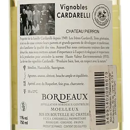 Вино Chateau Pierron Aop Bordeaux, біле, сухе, 0,75 л (917866) - мініатюра 3