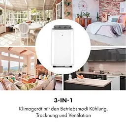Кондиціонер мобільний Klarstein Grandbreeze Eco 12K 3-в-1 (10035809) - мініатюра 5