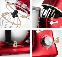 Кухонний комбайн 3в1 Mozano професійний Kitchen Machine 2300 Вт - мініатюра 10