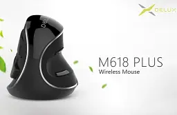 Вертикальна миша бездротова Delux M618 PLUS - мініатюра 6
