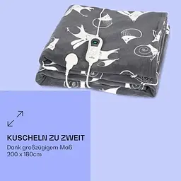 Електрична ковдра Klarstein Dr. Watson XXL (10035503) Сірий - мініатюра 5