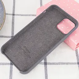 Чохол Silicone Case AA для Apple iPhone 11 Pro 5.8" Сірий / Dark Grey - мініатюра 3
