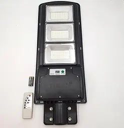 Ліхтар вуличний акумуляторний світильник 30000mAh з пультом на сонячній батареї LED Solar Street Light 375W UKC 7780 - мініатюра 5