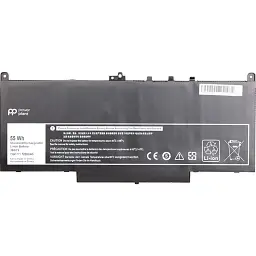 Акумулятор PowerPlant для ноутбуків DELL Latitude E7270 (J60J5) 7.6V 7200mAh (NB441143) - мініатюра 2