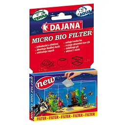 Мінеральний фільтр для видалення нітратів з води в акваріумі Dajana Micro Bio Filter 2 x 20 г