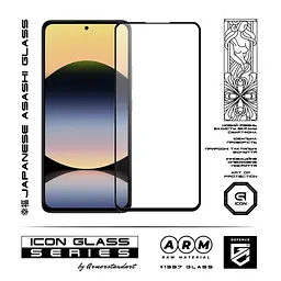 Скло захисне Armorstandart Icon Xiaomi Redmi Note 14 4G Black (ARM79673) - мініатюра 2