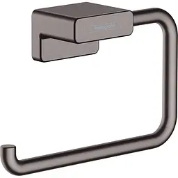 Тримач паперу Hansgrohe AddStoris Brushed Black 41771340 Шліфований чорний хром