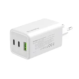 Мережевий зарядний пристрій ColorWay GaN Mini 100W PD Port PPS USB (USB-2C1A) Білий (CW-CHS061PD-WT) - мініатюра 3