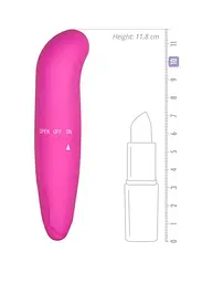 Міні-вібратор EasyToys G-Spot, 12 см (рожевий) - мініатюра 3