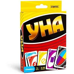 Настільна гра STRATEG "УНА classic" карткова українською мовою 30447