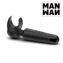 Мастурбатор-вібромасажер Manwan MAN.WAND, відмінно для пар, вібро-мінет, 20 режимів - мініатюра 2