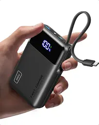 Повербанк INIU 20000mAh 45W з USB-C кабелем, швидка зарядка PD QC