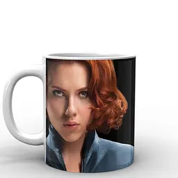 Кухоль GeekLand чорний вдова Black Widow чорний Вдова на чорному тлі BW.02.004.952 330 мл білий - мініатюра 2