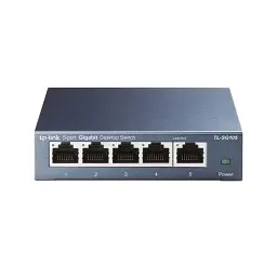 Комутатор TP-LINK TL-SG105, 5x100/1000 Mb/s, металевий корпус, некерований
