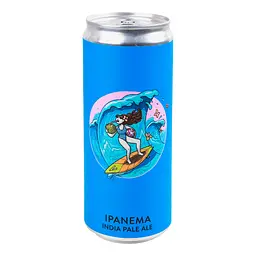 Пиво Varvar Ipanema India Pale Ale світле нефільтроване 5.3% 0.33 л з/б - мініатюра 2