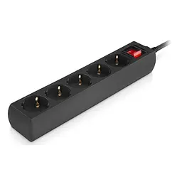Мережевий фільтр живлення REAL-EL RS-Protect M 5m, black (EL122300030) - мініатюра 5