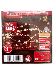 Світлодіодні гірлянди LED City 20 led Перли 2.3 м із батарейками в комплекті - мініатюра 3