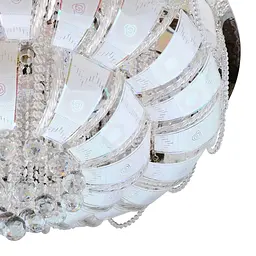 Люстра стельова Brille з пультом кришталева E14 40W WH (BCL-624C/12) - мініатюра 2