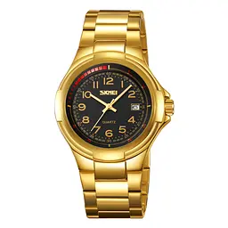 Чоловічий наручний годинник 9320GDBK Gold-Black Skmei acs0030921 - мініатюра 5